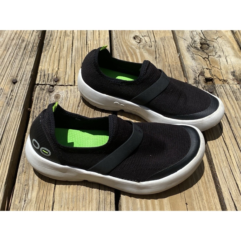 Oofos OOmg Mesh Slip On Shoes Recovery Sneakers Women's Size 7 Black
